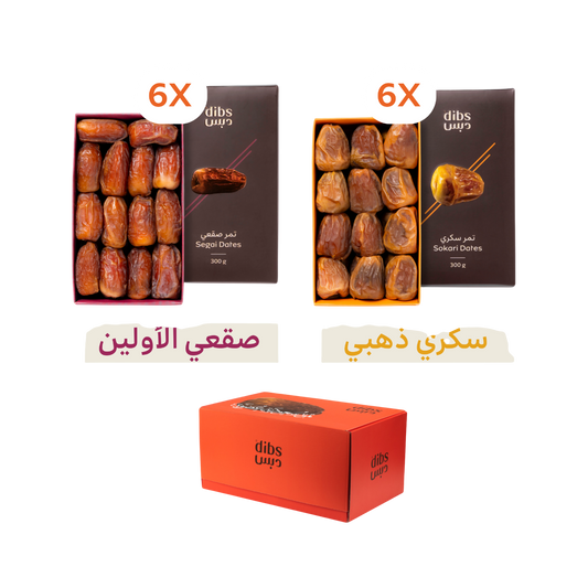 السكري والصقعي الفاخر - باكج 12 علبة
