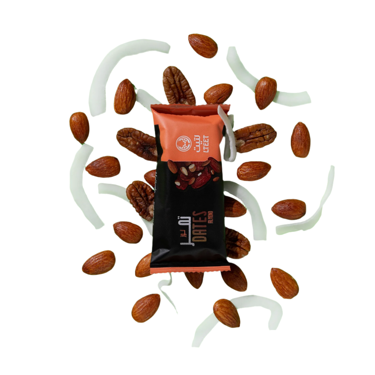علبة الواح تمر باللوز